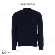 EMPORIO ARMANI Long-Sleeved Polo Shirt Knitwear Navy Blue Model 8N1MC9 1MPPZ Code: 8N1MC9 1MPPZ