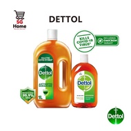 2 Bottle X 1L | Dettol Antiseptic Germicide Liquid  (Kills 99.9 Percent of Germs) - 1L | 550ML