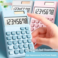 ECYOU Scientific Calculator, Large Screen Dual Power Supply Mini Pocket Calculator, High Quality 8-D