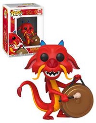 {克拉克玩具}FUNKO POP MULAN MUSHU 吳宗憲 迪士尼 花木蘭 木鬚龍 + 鑼