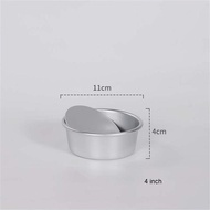 【Popular choice】 4/5/6/7/8 Inch Aluminum Cake Pan Set With Removable Bottom Alloy Chiffon Cake Mold