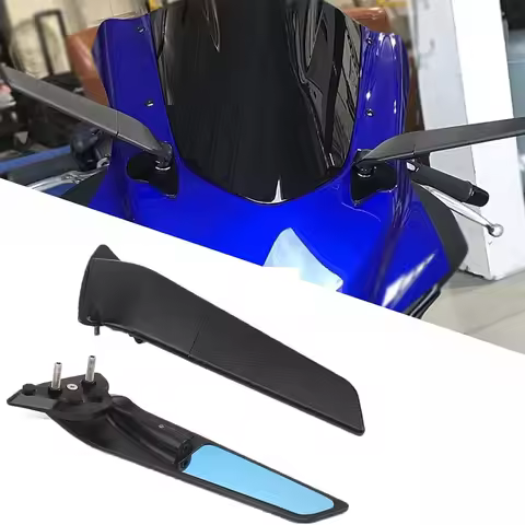 Sport Style Winglet Accessories, Adjustable Rear Mirror Assembly, For Yamaha YZF-R6 R7 Motorbike