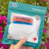White 5D Mask, Sunscreen, Dustproof, UV Protection