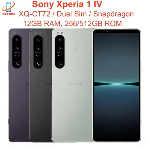 Sony Xperia 1 IV 5G Dual Sim XQ-CT72 12GB RAM 256/512GB ROM 6.5"OLED Snapdragon Octa Core NFC Origin