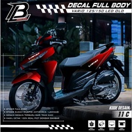 BL Sticker Decal Sticker VARIO 125/150 LED Full body - Honda VARIO 125/150 2015 2016 2017 2018 PLAIN