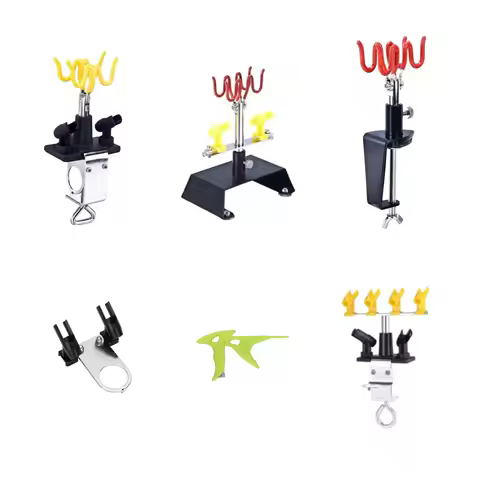 Joystar Airbrush Holder AirBrush Station Stand Kit 360° Rotate Holds Up to 4 Airbrush Guns Holder Pa