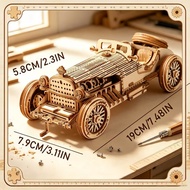 3D Wooden Puzzle Train Model DIY Wooden Train Toy Mechanical train model kit