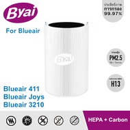 แผ่นกรองอากาศ HEPA H13 Filter สำหรับ Blueair 411 สำหรับ เครื่องฟอกอากาศ Blue Pure 411, JOY S, 3210