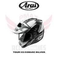 ARAI Tour-x5 Cosmic Silver 100% Original Made In Japan Motorcycle Helmet Touring / Adventure
