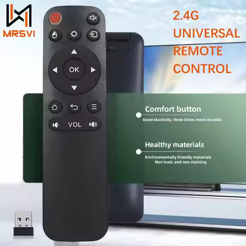 MRSVI Universal Remote Control 015 2.4G with Infrared Learning For Android TV Box, HY-300 HY-320 HY-
