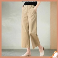 Eyouth 1440 Ladies high waist trousers cotton linen women casual pants