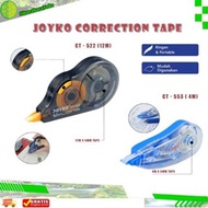 Joyko Correction Tape Pita Koreksi CT-522 CT-553 Tip X Stipo Kertas 12 & 4 M Penghapus Setipo Corect