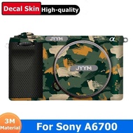 Customized Sticker For Sony A6700 Alpha 6700 Decal Skin Camera Vinyl Wrap Film Protector Coat ILCE-6