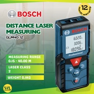 BOSCH GLM40-12 Distance Measuring Laser Rangefinder 40M/ Mesin Ukur Laser