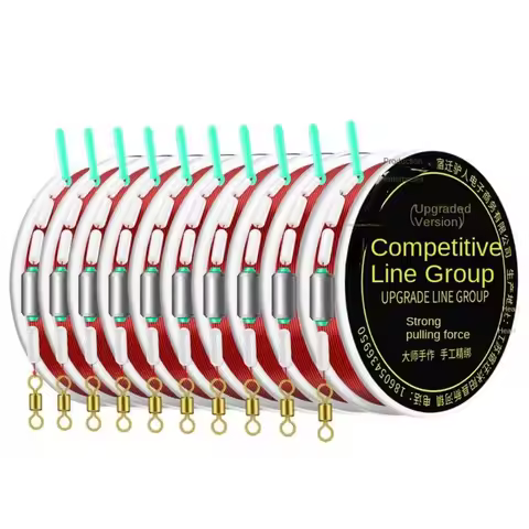 Fishing Accessories 7.2M Fishing Line Set Competitive Nylon Line Set Pe Fishing Line Invisible Platf