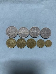 澳門90年代 伍元/壹元/伍毫/貳毫和壹毫共9枚
