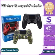 【MY Ready Stock】PS4 Wireless Bluetooth Controller / Ps4 Gaming Joystick / P4 Remote with LED
