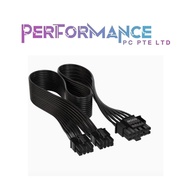CORSAIR 600W PCIe 5.0 / Gen 5 12VHPWR Type-4 12 Pin to 2x8 Pin PSU Power Cable