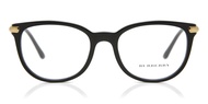 BE 2255Q 3001 Black Plastic Square Eyeglasses 51mm