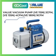 VALUE Vacuum Pump VE115N(2CFM) VE135N(4CFM) VE180N(8CFM) Air-Cond Single Stage