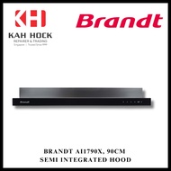 BRANDT AI1790X 90CM INTEGRATED HOOD + 2 YEARS WARRANTY