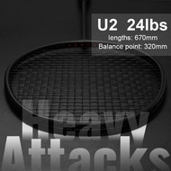 Badminton Racket Carbon Fiber Single Training 4U G5 24lbs