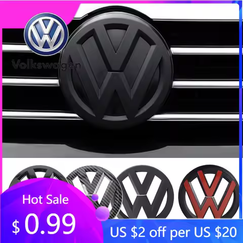 For VW Volkswagen Jetta MK5 Golf 1/2PCS Car Original Front Grille Badge Cover Trunk Lid Sticker for 