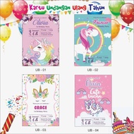 Birthday invitation card / birthday invitation / birthday card / birthday