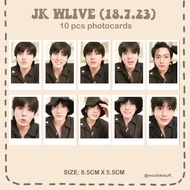 JUNGKOOK_BTS Wlive (18.7.23) FANMADE photocard