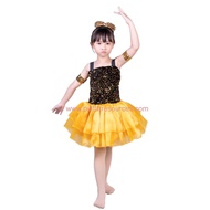 READY STOCK Kids Children Dance Wear Jazz Hip Hop Glittering Costume Stage Performance Outfit Kinder