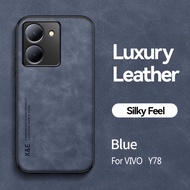 Jingsanc Cho Vivo Y36 5G/Vivo Y36 vỏ điện thoại Sang Trọng da thuộc da cừu Với Hấp Dẫn ánh sáng bên