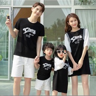 Fashion   Family Dress Men Shirt Boy tshirt Women Girl Dress Mini Dress Family Mathing Outfits T-shirt Family Set Tees Plus Size