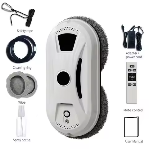 Electric Magnetic Window Cleaner Vacuum Cleaner Window Cleaning Glass Electric Window Cleaner Blacko