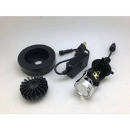 Mini Projector LED Motorcycle Car H4 50W AES BRAND I Led Headlight H4 Projector Lens High Low