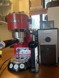 Delonghi Coffee Machine and Grinder 咖啡機 及 磨豆機