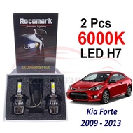 Kia Forte H7 Car LED Headlamp LED Headlight Bulb 2Pcs 4300K 6000K ygautovehicle.os Recomark