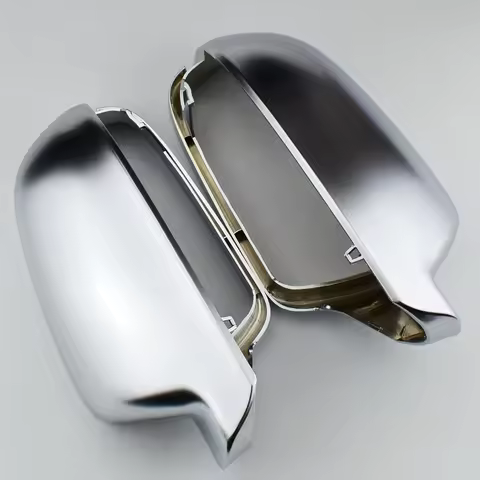 Side Wing Mirror Covers Caps Silver Matt chrome For Audi A3 A4 A5 B8.5 B8K 2008-2013 High quality Ca