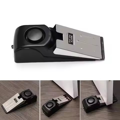 Door Stopper Alarm Anti-theft Burglar Anti Strong Intrusion 120 dB Door Window Alarm Sensor Home Sec