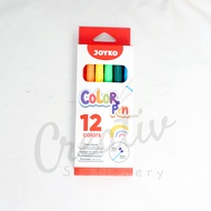 Joyko Spidol Warna Color Pen CLP-065 12 24 Warna