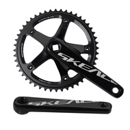 SKEACE Hollowtech Crankset Fixie Crank Single Speed Fixed Gear Bike Parts Track Racing Bicycle Chain
