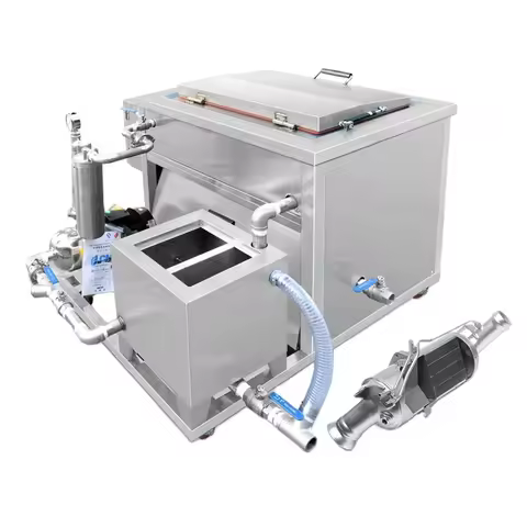 175L Automatic Ultrasonic Cleaning Machine, Industrial DPF Engine Block Cleaner with Filtration Syst