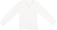 Baby Boys Girls Cotton Long Sleeve Shirt Peter Pan Collar Button Closure Soft Elastic Christening Cl