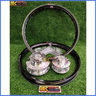 ✟ ═ ∴ Rim Set For Suzuki Raider 150 Carb / Suzuki Raider 150 Fi Rim Hun Spokes 17s