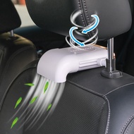 Car Cooler Car Seat Back Air Cooling Fan Adjustable Mini USB Fan Foldable Silent Fan Three Grade Wind Speed Car Accessories