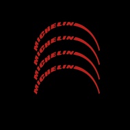 MICHELIN Car tire decoration personalized modification sticker 3D PVC white yellow red orange tire s