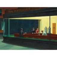 NEE Edward Hopper Nighthawks Iconic Large Painting Wall Art Poster Print Thick Paper X inches