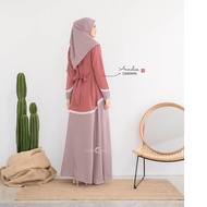 6.6 Product Hot Modern Teen Gamis 2020 | Khaira Syari Plus Khimar Cotton
