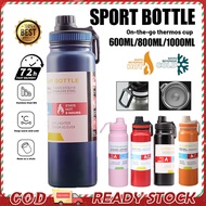 1000ml Aqua Flask Tumbler Stainless Steel Sport Water bottle Thermos Flask Tumbler Double Wall Hot &amp; Cold Vacuum Flask Sport Tumbler With Handle Bottle
