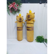 Kapibara doll bolster Size M Cute Orange Kapibara bolster