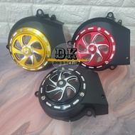 HITAM Black Fan COVER PLUS SPINNER COVER CNC Fan MIO SPORTY MIO SMILE SOUL FINO NOUVO MATIC YAMAHA Carburetor PNP MIO Fan COVER Black PLUS SPINER VESPA PNP MIO SPORTY NOUVO FINO Carb MIO SOUL Carb MIO SMILE